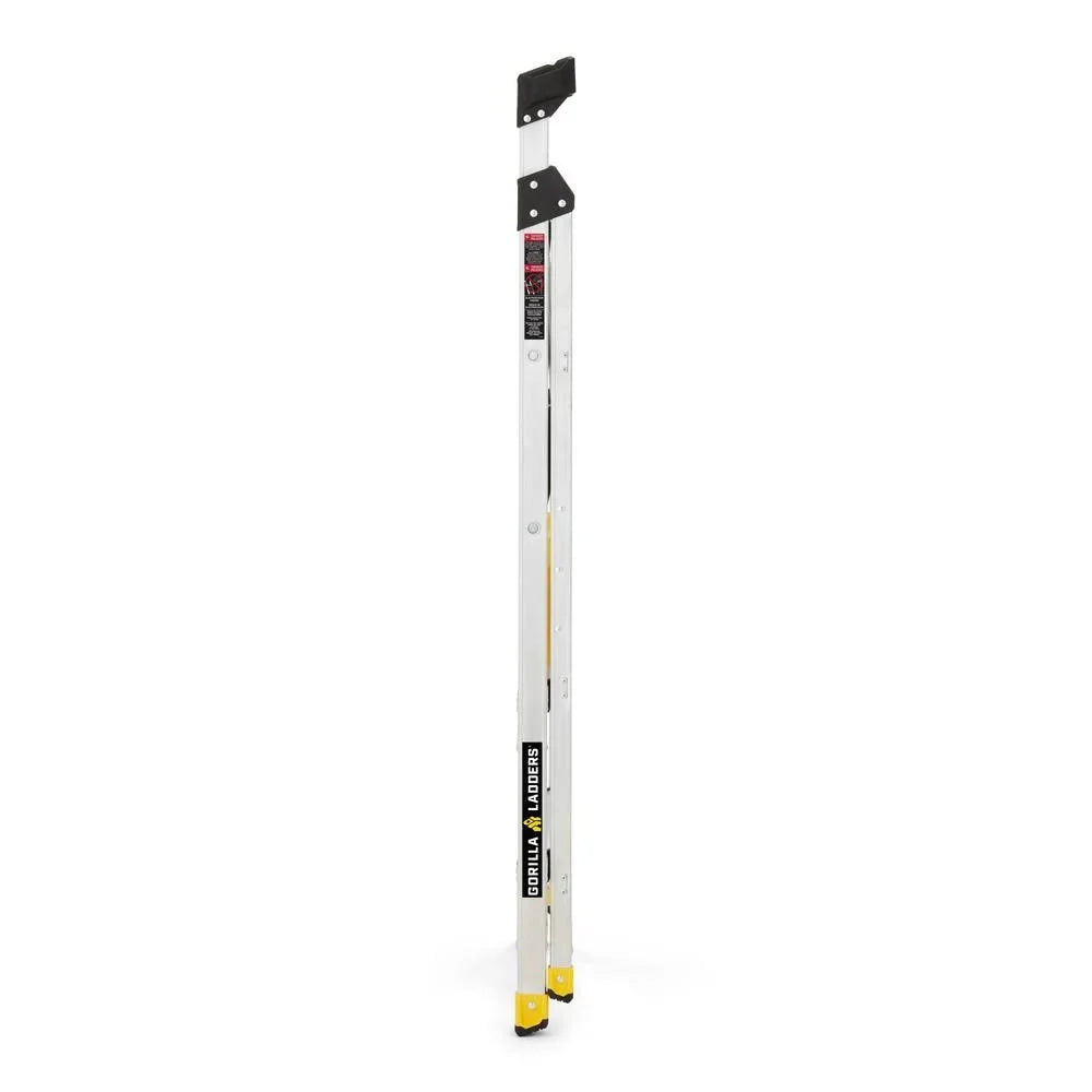 Gorilla Ladders Aluminum Dual Platform Heavy-Duty Ladder With Project Bucket, 5.5 ft, 300 lb Capacity - Multicolor