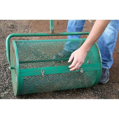 Landzie Compost & Peat Moss Spreader With 24 Inch Barrel