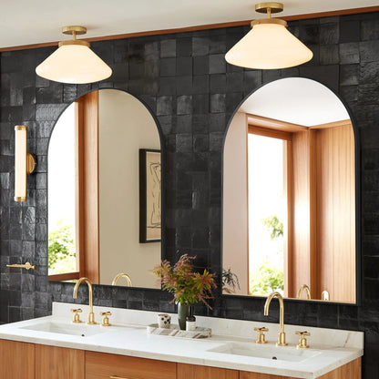 Arched Bathroom Vanity Mirrors, 2 Pack, 36x24 Inch