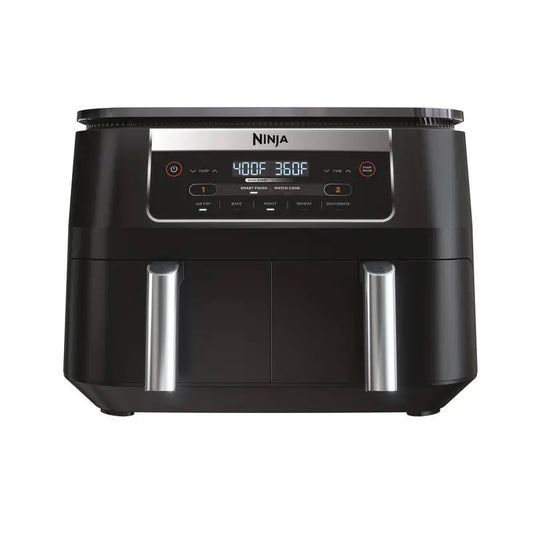NINJA Foodi 6 qt 5-in-1 2-Basket Black Air Fryer With DualZone Technology - DZ090