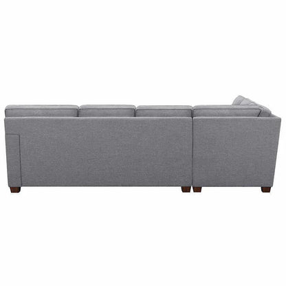 Thomasville Emilee Fabric Sectional With Storage Ottoman