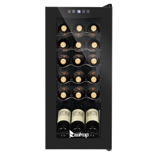 Ktaxon 18 Bottle Compressor Wine Cooler, 1.8 Cu.Ft, 52L - Freestanding