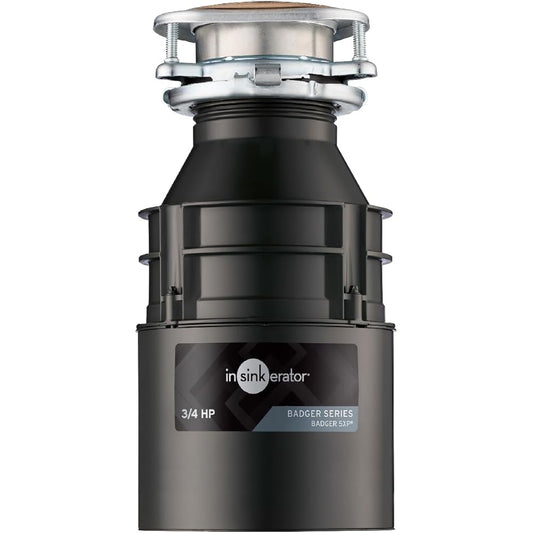 InSinkErator Badger 5XP 3/4 HP Continuous Feed Garbage Disposal