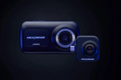 Nextbase Compact Dual Dash Cam Front And Rear 2.5in HD IPS Screen, 1080p Full HD, Black - 222X